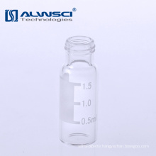 2ml Lab Shimadzu hplc sterile aotosampler glass vial with label